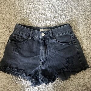 Black pacsun jean shorts